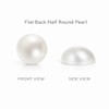 Flatback Half Round Pearls - ABS Craft Pearls for Nail