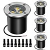 AHSELLUS 4 Pack Low Voltage LED Landscape Lights - 3W