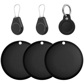 WALLFID Tag (3-Pack) and 3 Holder, Item Finder, Compatible with Apple Find My (iOS Only), Track Your Keys, Wallet, Luggage, Backpack