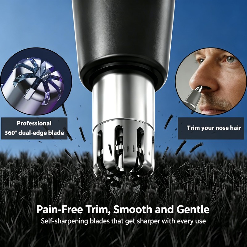 SEIHAI Nose Hair Trimmer for Men and Women,3 in 1