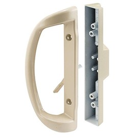 Prime-Line C 1327 Almond Diecast, Inside and Outside Mortise Style Patio Door Handles (Single Pack)
