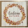 TWO Welcome Autumn Fall Leaf Leaves Paper Napkins Decoupage Thanksgiving