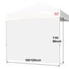 Tradesparker 10x10 Pop Up Canopy Wall with 86 inch Height