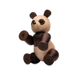 Spring Copenhagen Handmade Wooden Panda Figurine - Charming Decorative Artwork