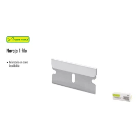 Lion Tools 100 Pz Navaja Industrial Repuesto Inoxidable Un Filo Lion