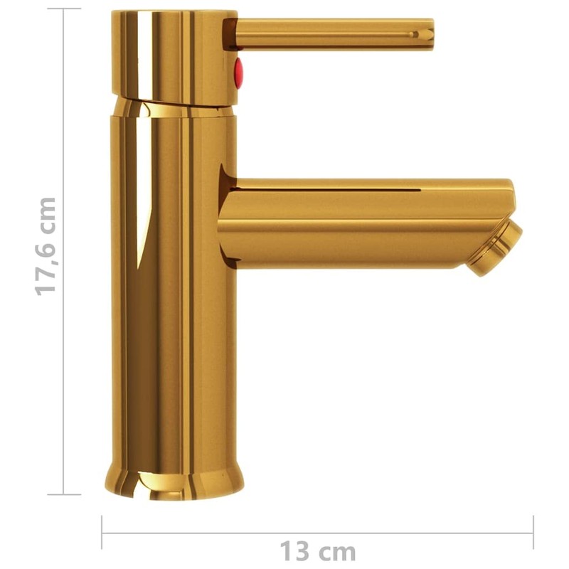 vidaXL Washbasin Mixer Tap Bathroom Sink Mixer Tap Bathroom Sink