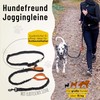 Hundefreund Jogging Lead for Large Dogs from 15 kg, Elastic