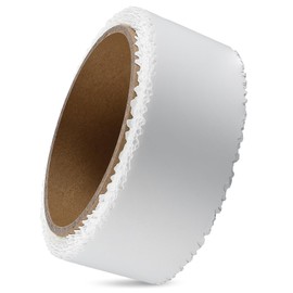 Saypacck Self Adhesive Crack Repair Tape Drywall Joint Tape Patch Wall Seam Patch Heavy Duty Smooth Roll for Concrete Repair, White (2'' X 50')