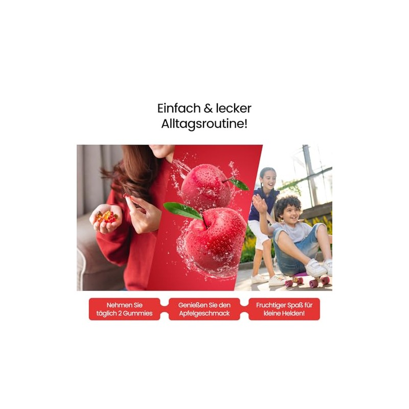 Vegan Omega 3 Gummy Bears for Children DHA - 550