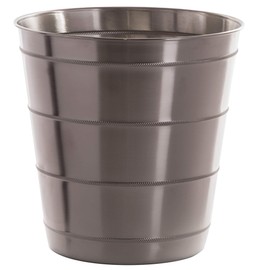 BINO Metal Waste Basket for Home, Office, Bathroom, Dorm, Kitchen and More | Trash Can Bin for Bedroom | Desk Trash Can | Home Essentials