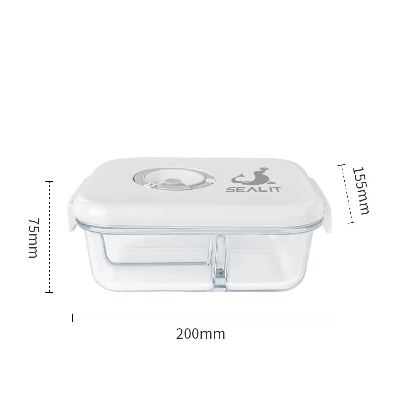 SEALIT Vacuum Seal Glass Food Container (Electric Pump)
