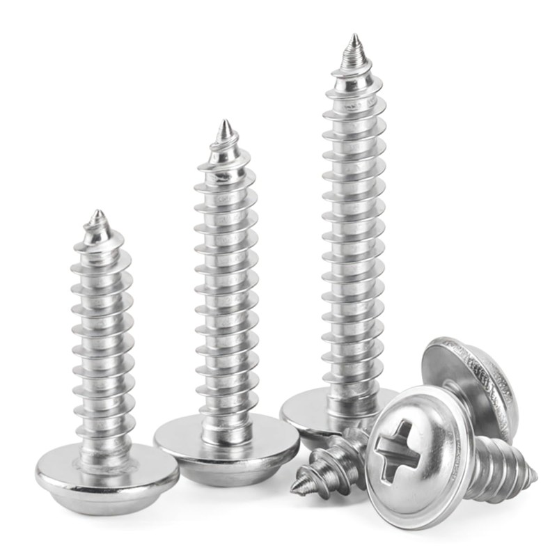 Drenky M4 Wood Screws 304 Stainless Steel Phillips Pan Head
