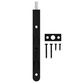 Nuk3y Heavy Duty 7-inch Flip Flush Bolt (Matte Black)