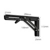 Shelf Bracket, Folding Bracket, Shelf Support, Hanging Shelf Bracket, Wall