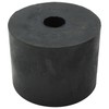 Wake Industry EK0009 Cushion Rubber Black Diameter 2.6 x Height