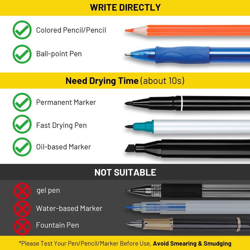 LEOBRO 720PCS Transparent Sticky Notes, Transparent Self-Stick Note Pads 75×75mm