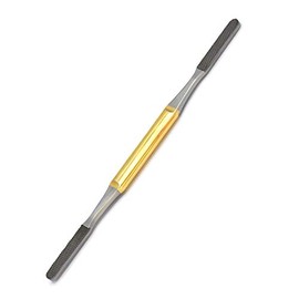 PRECISE CANADA TC Fomon Bone File and Nasal Rasp Double Ended 1 Piece Gold