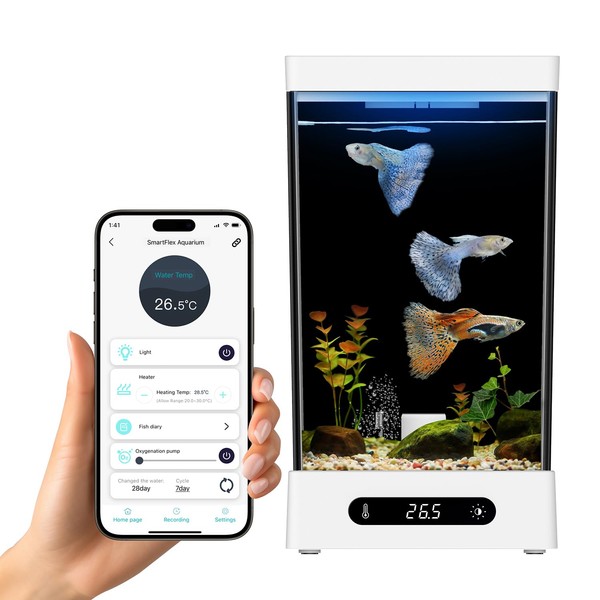 IGERESS Fish Tank for Betta Fish is Suitable for Raising