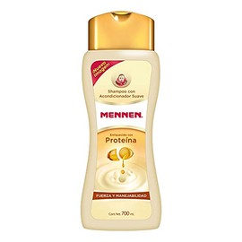 Mennen Shampoo Fuerza y Manejabilidad Proteína 700 ml. Fórmula Suave 2 en 1 que Limpia y Acondiciona el Cabello, Dejándolo Lleno de Vitalidad y con un Agradable Aroma