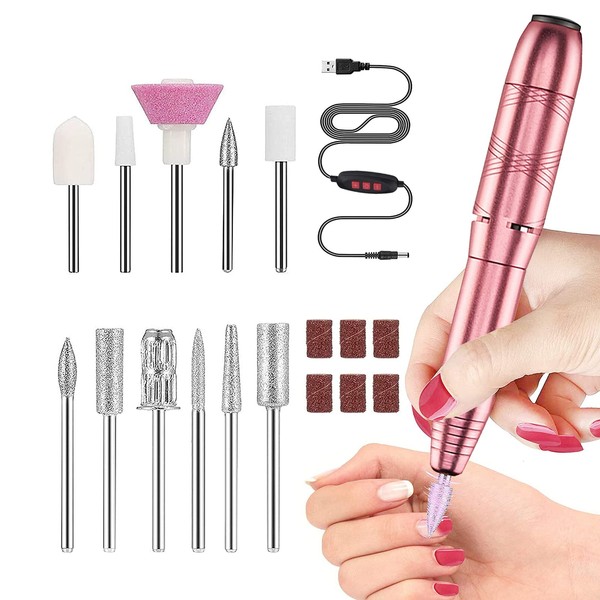 Electric Nail Machine, Naildrill, USB Powered, Nail Polishing, Exfoliating, Polishing,
