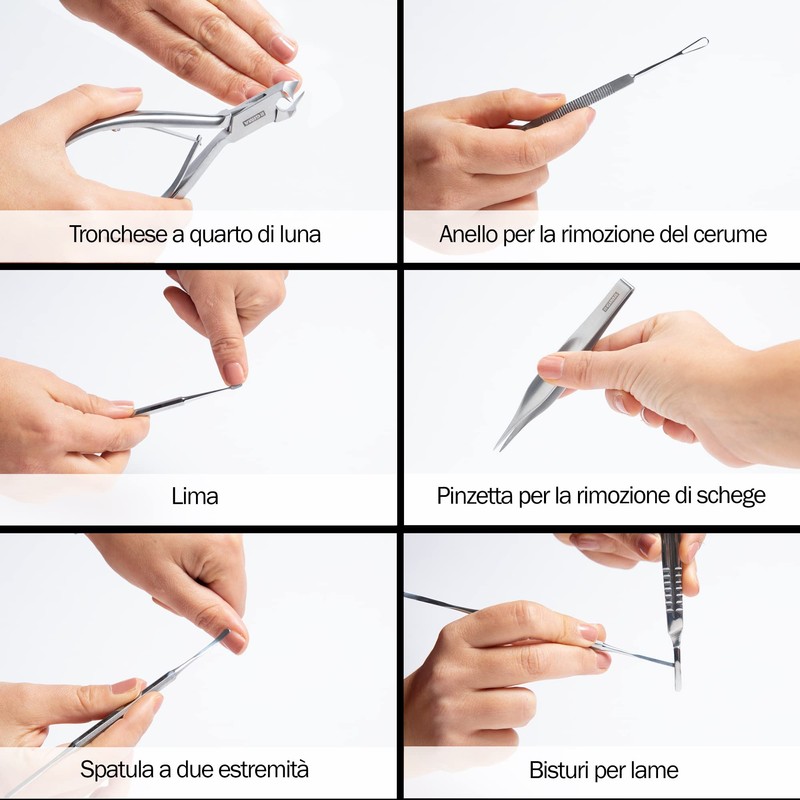 Gima - Podiatry Kit for Professional Pedicure and Manicure 11