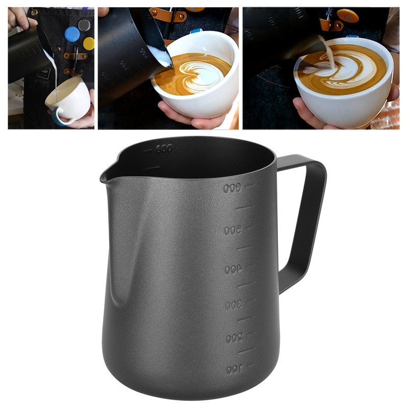 Frothing Cup Pitcher with Dual Scales Thicken Coffee Latte Art