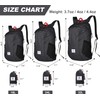 Mochila de senderismo 4Monster resistente al agua, ligera, plegable, para