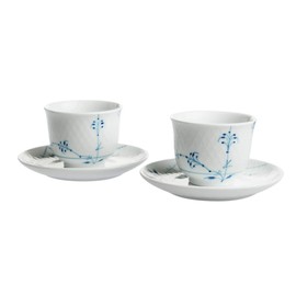 ROYAL COPENHAGEN 2-500-031 Cup _ Saucer, Blue, 4.2 fl oz (125 ml)