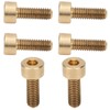 50Pcs Cap Hex Socket Screw Copper Fastener Hardware Tools Industrial