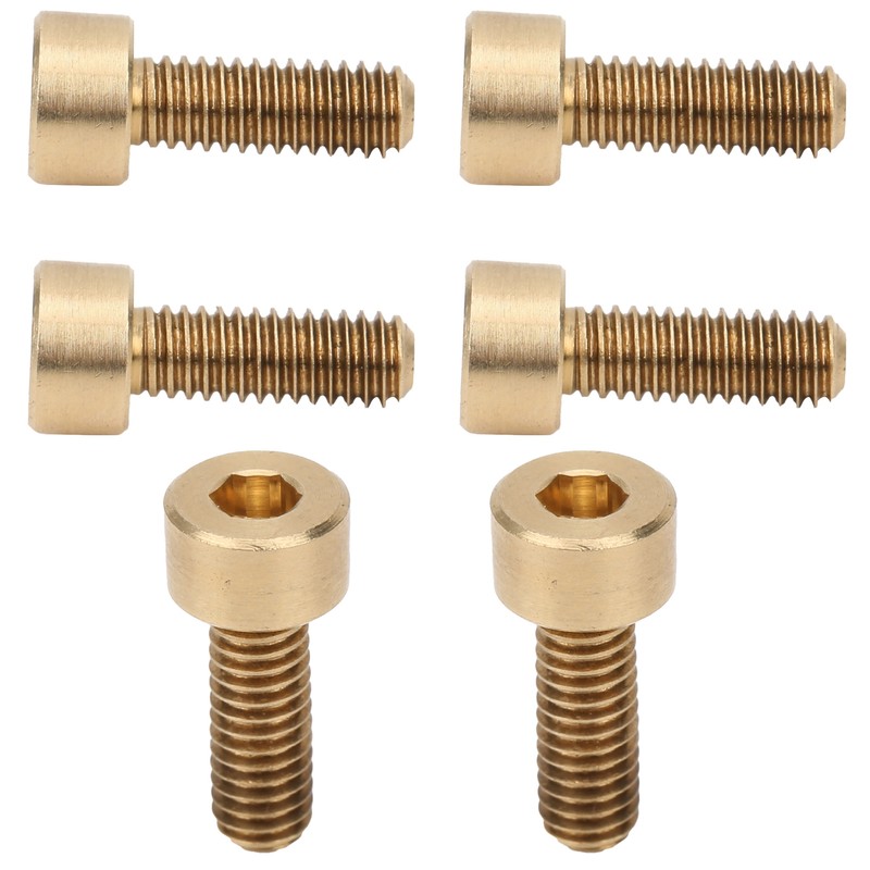 50Pcs Cap Hex Socket Screw Copper Fastener Hardware Tools Industrial