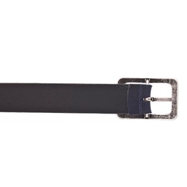 Vanzetti Women's Belt Leather Marine Booster 35 mm Full Leather Belt, Night Blue