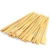 DecorRack 100 Natural Bamboo Paddle Picks, 6 inch Wood, Barbecue,
