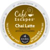 Café Escapes Chai Latte K-Cup Portion Count for Keurig Brewers,