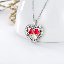Dorunmo Heart Locket Necklace Jewelry Christmas Gifts for Women friend Her