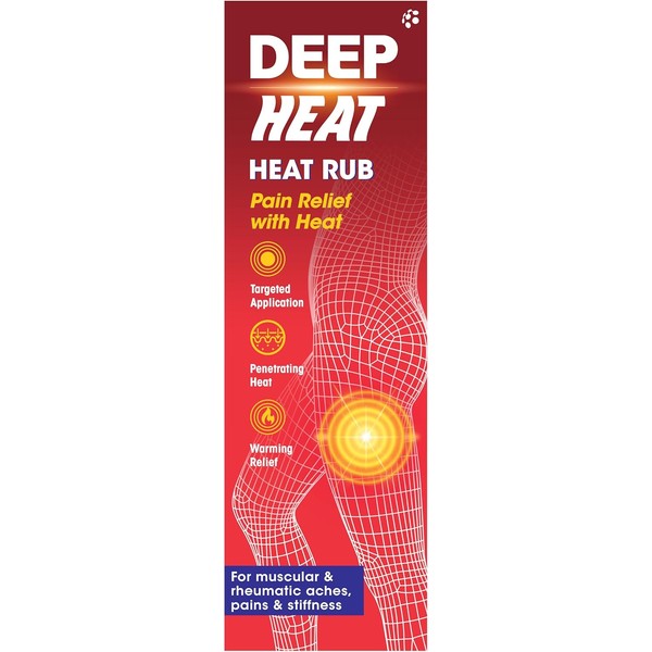 Mentholatum Deep Heat - Heat Rub, For Muscular & Rheumatic