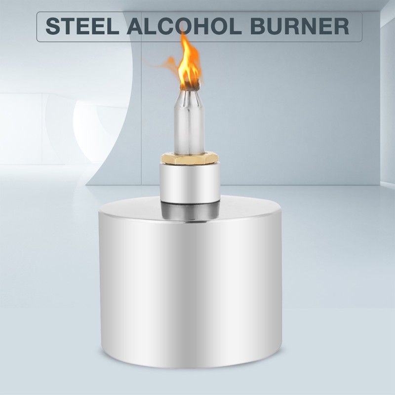 200ml 304 Stainless Steel Thickened Alcohol Burner Biology Chemistry Dental