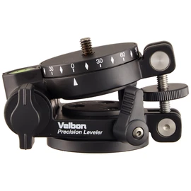 Velbon Tripod Accessory Precision Leveler Leveling Unit & Panorama Head 53mm Bottom Diameter Magnesium 408464