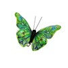 Cartanfill-Decorative 3D Butterfly Clips, Green Feather Design, Set of 12,