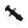 eMagTech 2pcs Black Plastic Trim Panel Shelf Fastener Car Rear