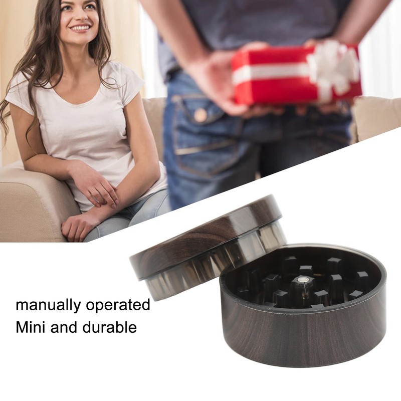 Manual Spice Grinder Mini Design Durable Metal ABS Portable Easy