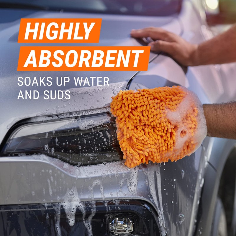 Armor All Microfiber Car Wash Mitt by Armor All, Noodle