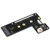 KEYESTUDIO PCIE-M.2 NVME SSD Shield PIP PCIe HAT FFC Interface