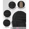 Layered Bob Wig with Curtain Bangs,Dirty Blond