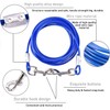 Dog Tie Out Cable and Stake, Outside Dog Leash&Chain for