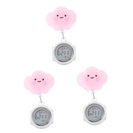 Gatuida 3pcs Pocket Watch Nursing Nurses Lapel Pin for Men Watches for Men Digital Watch with Second Hand for Nurses Women Wrist Decor Fob Watches for Nurses Watch with Label Man