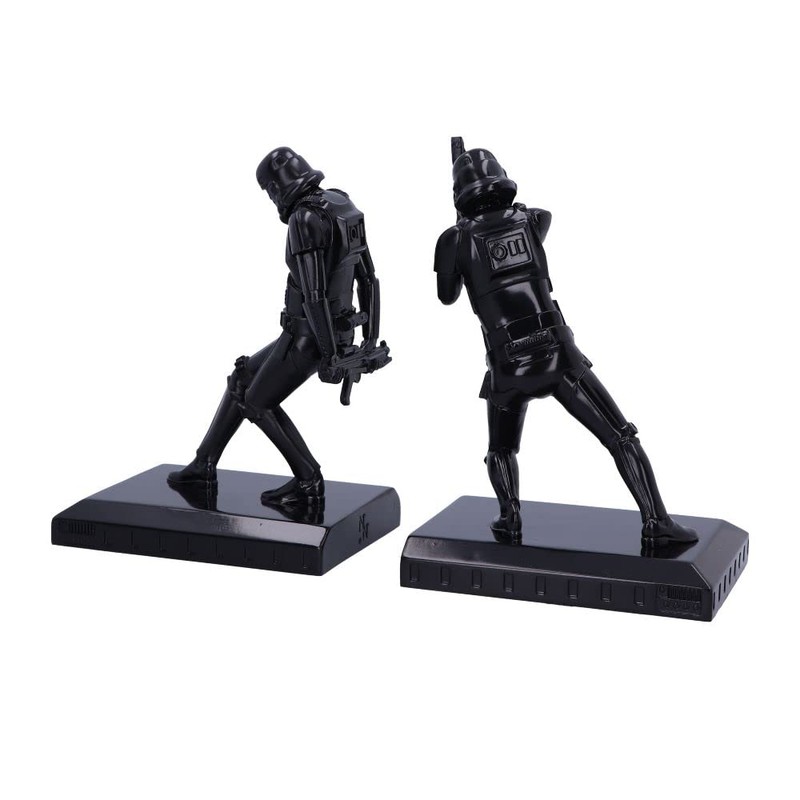 Nemesis Now Shadow Stormtrooper Bookend Figurines 18.5cm, Resin, Black, Original