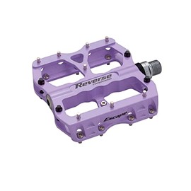 Reverse Escape Flat Bicycle Pedals Lilac Purple