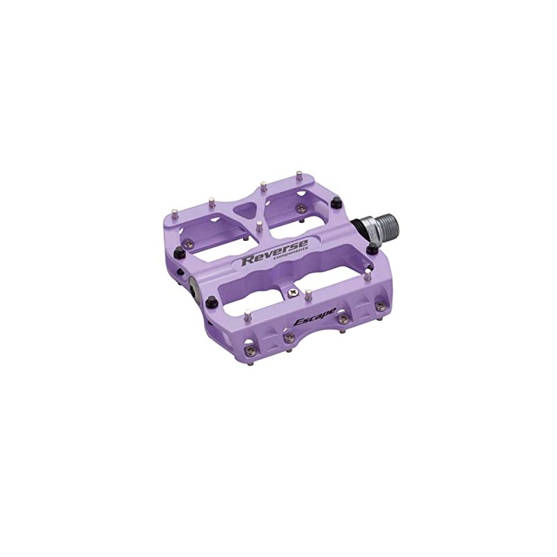 Reverse Escape Flat Bicycle Pedals Lilac Purple