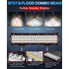 LEDKITO 12 inch LED Light Bar Kit with 5 Pin