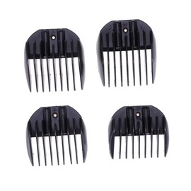 Mikinona 4pcs Professional Hair Clipper Guide Combs Barber Accessories for Precise Cutting Fit for Standard Blades Random Colors